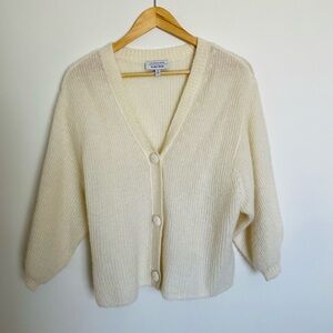& Other Stories 3/4-Sleeve Cream Cardigan
